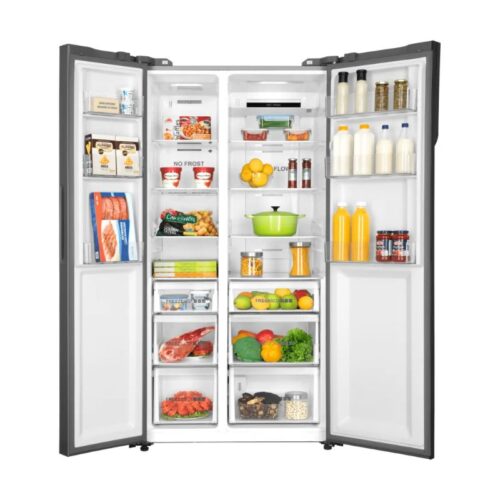 Ảnh tủ Lạnh 2 cánh side by side Inverter 602 Lít Aqua AQR-IG696FS (GB)